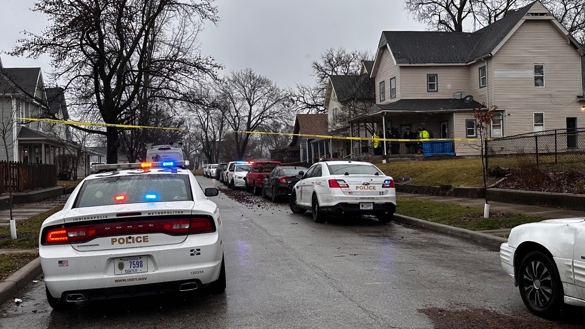 A man was arrested for fatally shooting two people on the east side of Indianapolis Thursday.