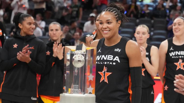 Napheesa Collier caps busy weekend with All-Star Game MVP Award in win over Team Clark
