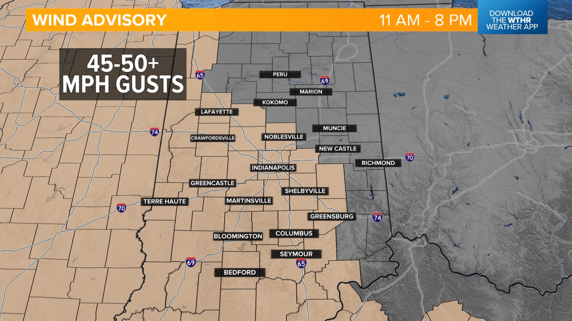 Weather Impact Alert: Severe storm risk tonight in central Indiana ...