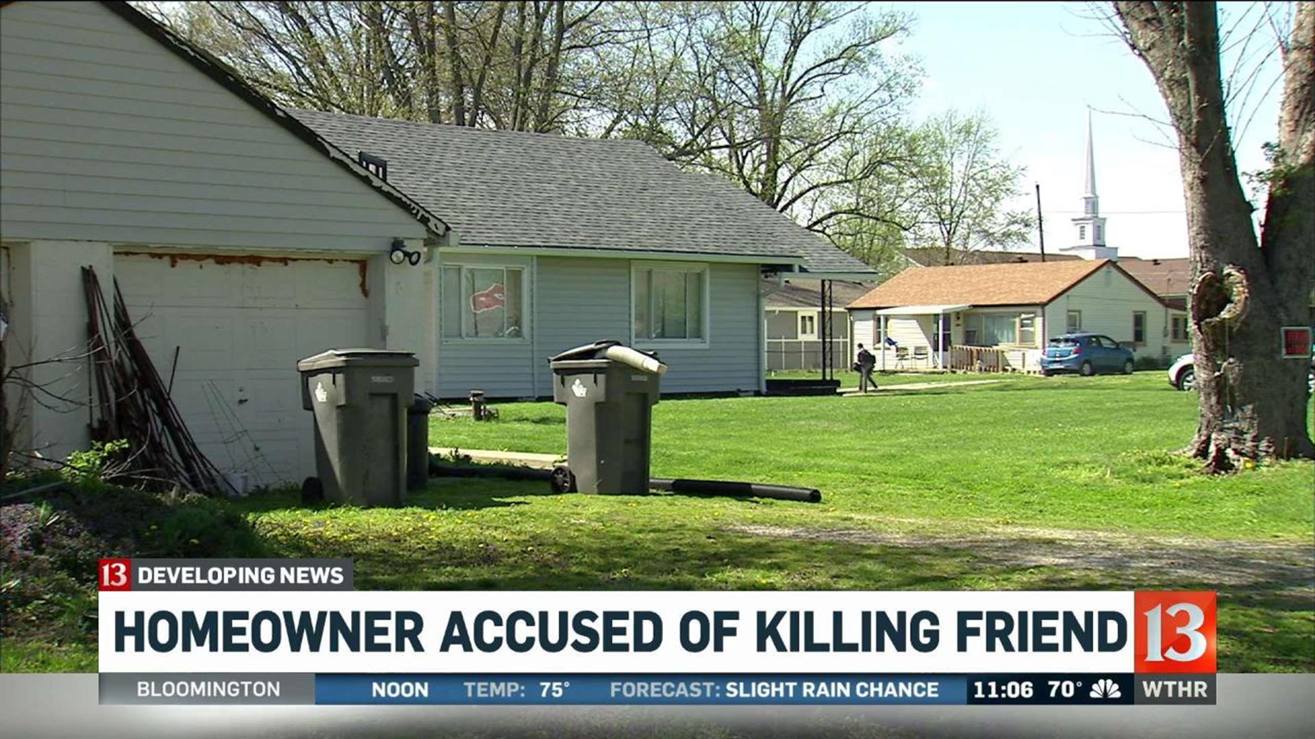 Homeowner accused of killing friend