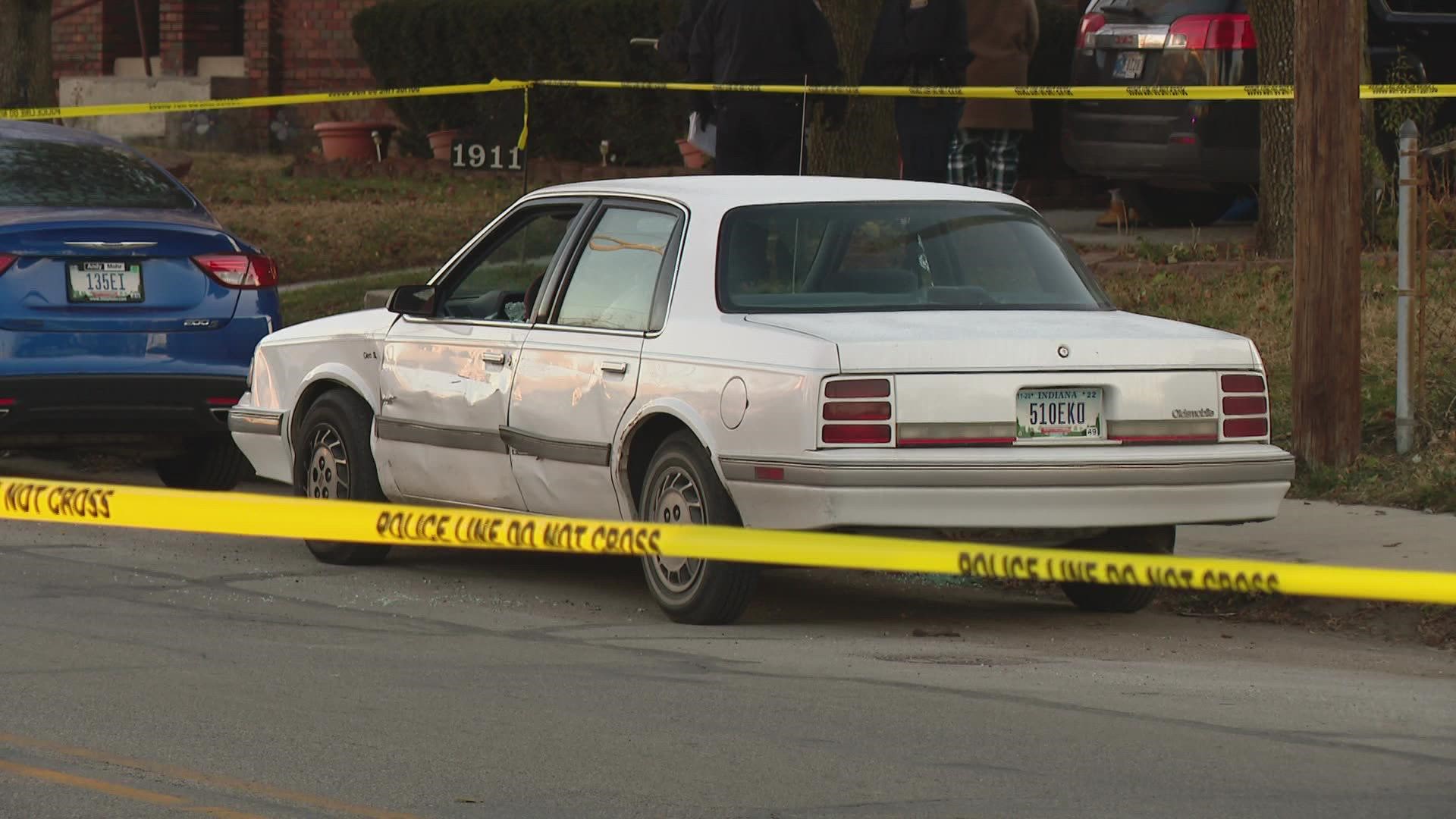 The Marion County Coroner's office identified a man found dead in a car on North Harding Street Sunday.