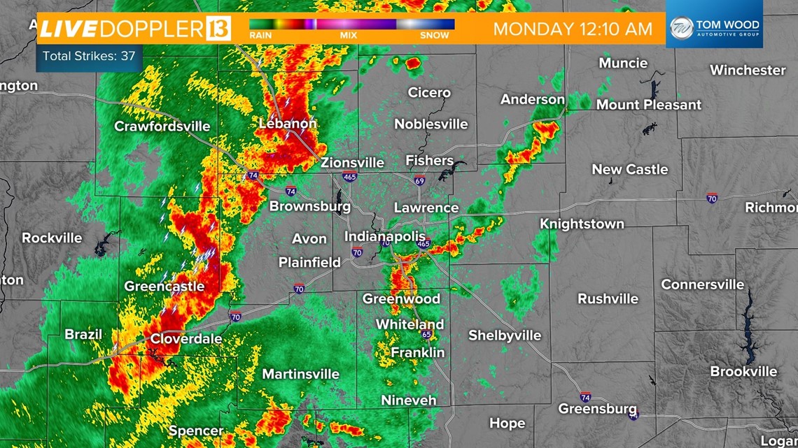 Weather Blog: Heavy storms arrive in Indy | wthr.com