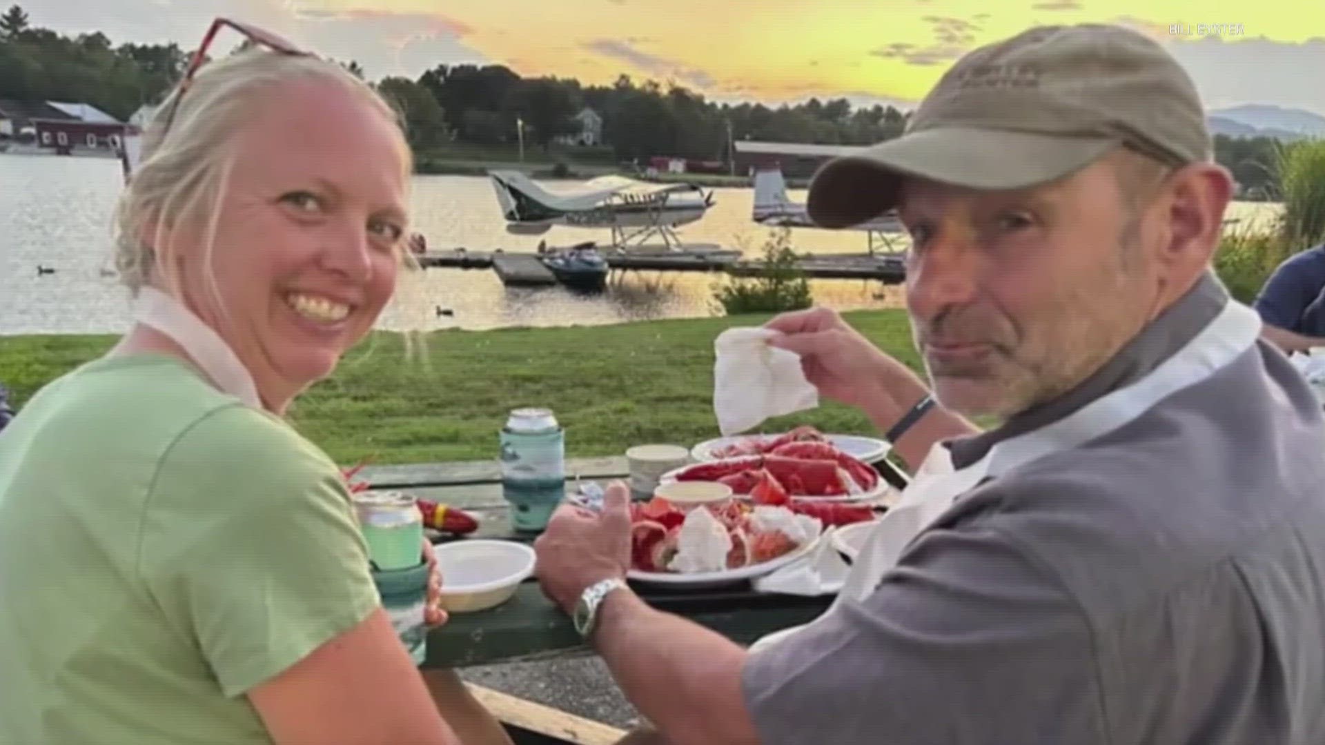 Randy Strebig, 60, and Allison Wheaton, 43, had been together for 17 years and got married last year in a surprise ceremony at their seaplane event in Indiana.