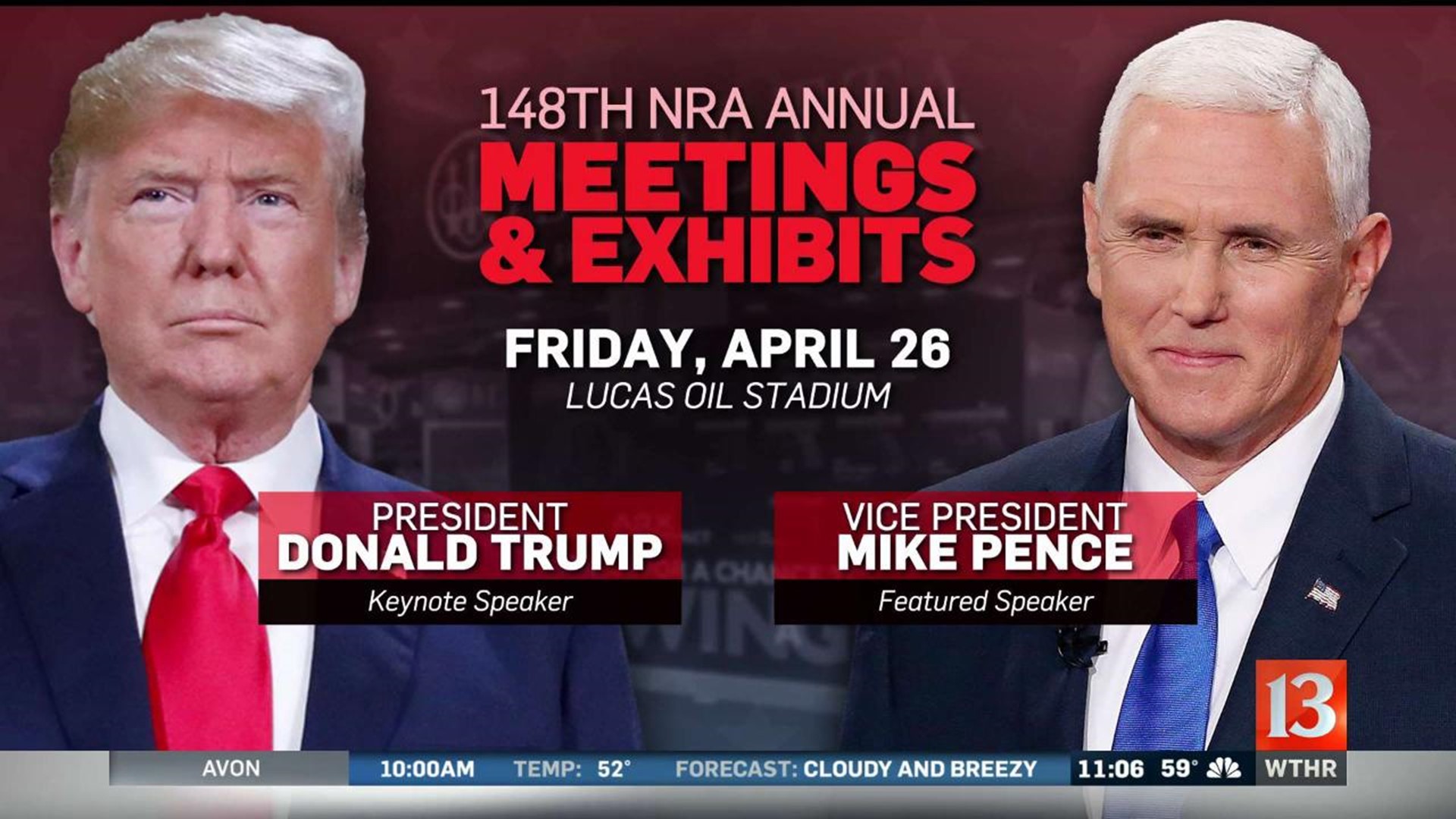 NRA Convention Starts Friday