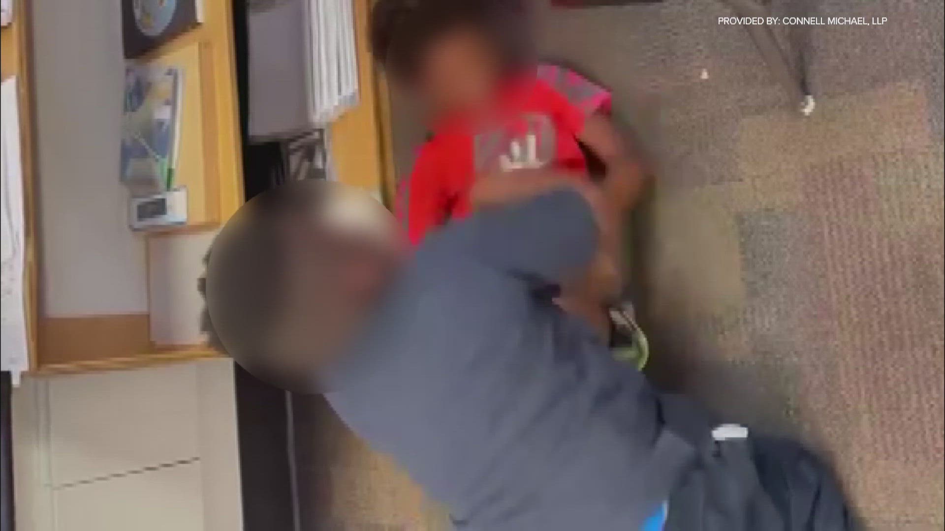 The teacher allegedly encouraged the children to beat up the 7-year-old.