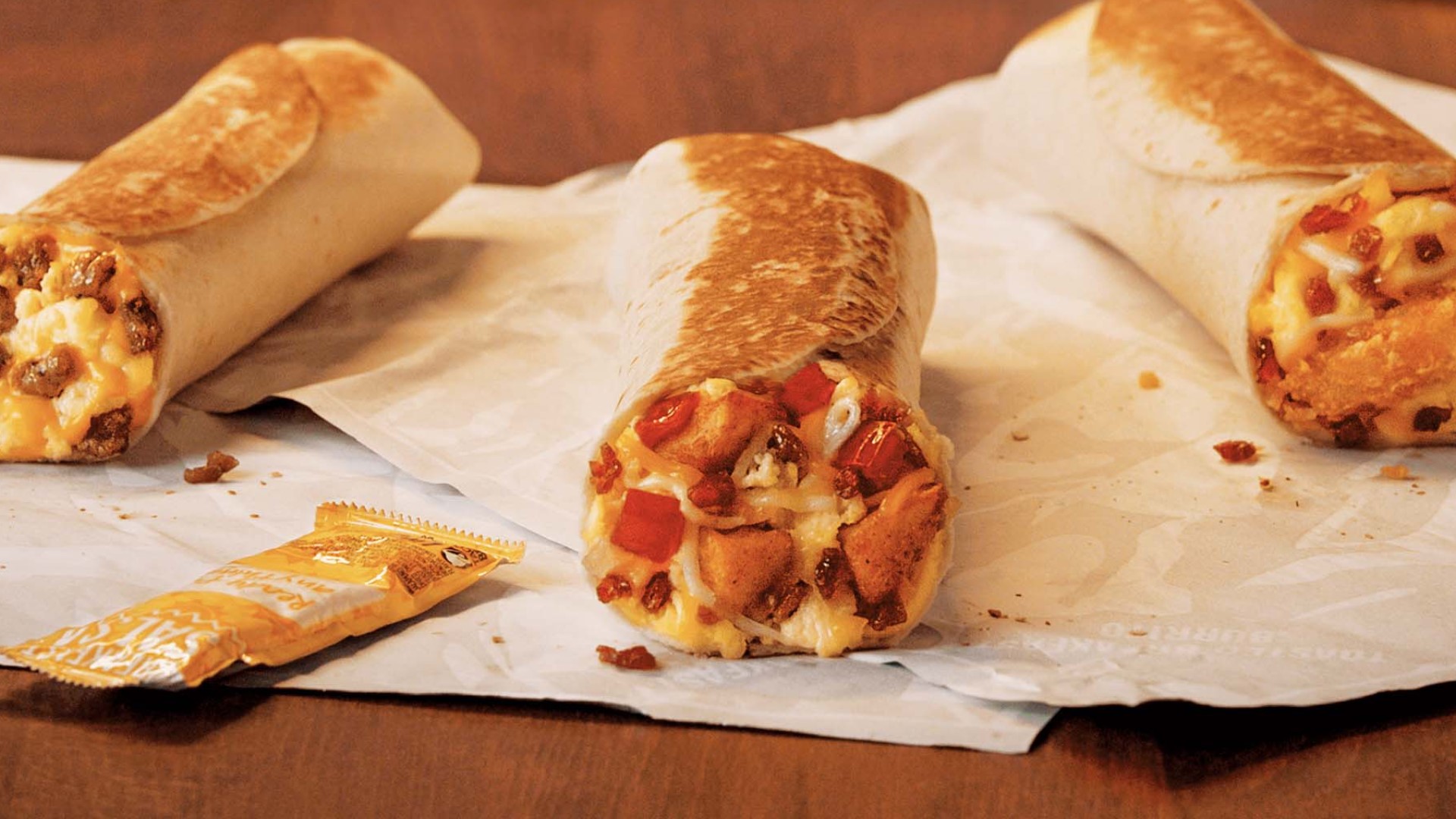 Taco Bell is offering free breakfast burritos for a limited time on Thursday, Oct. 21.