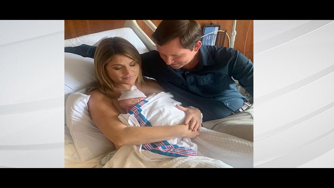 Jenna Bush Hager gives birth to her third child