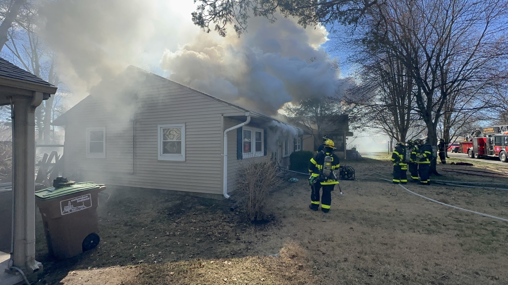 Fire destroys Columbus family's home | wthr.com