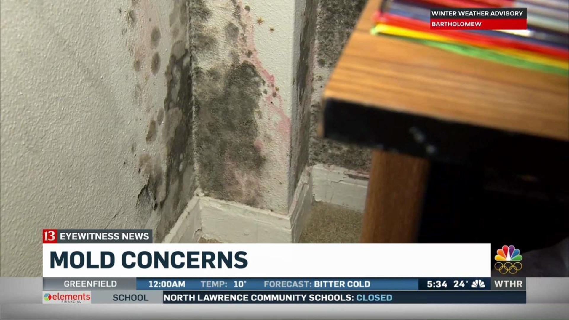 Woman concerned that mold in her apartment may be making family ill