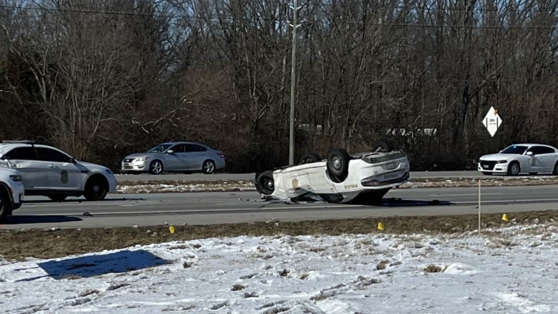 IMPD Officer Injured In Crash On Indy's Southwest Side | Wthr.com