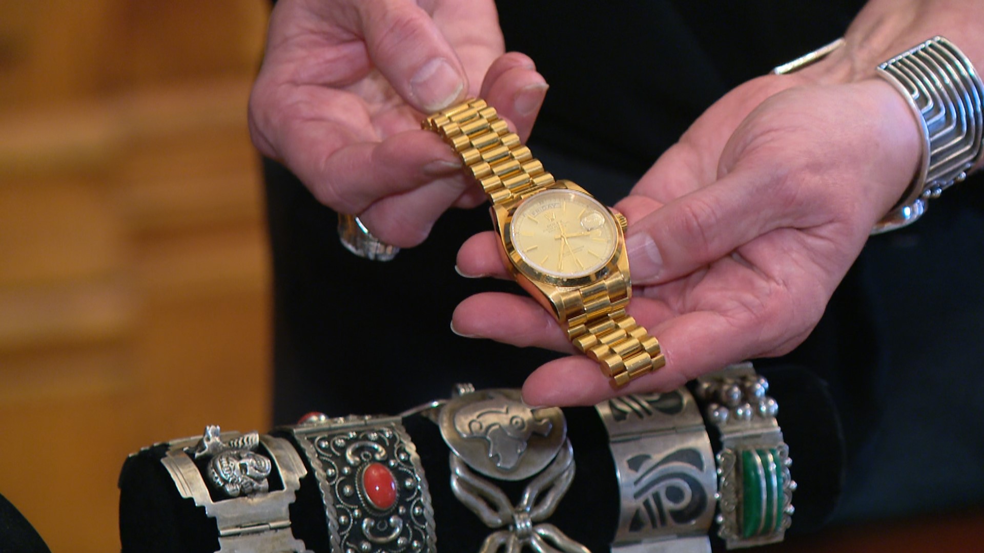 Liz McColm with the Attorney General's office said items wind up in the state's hands because banks can only hold on to abandoned safe deposit boxes for so long.