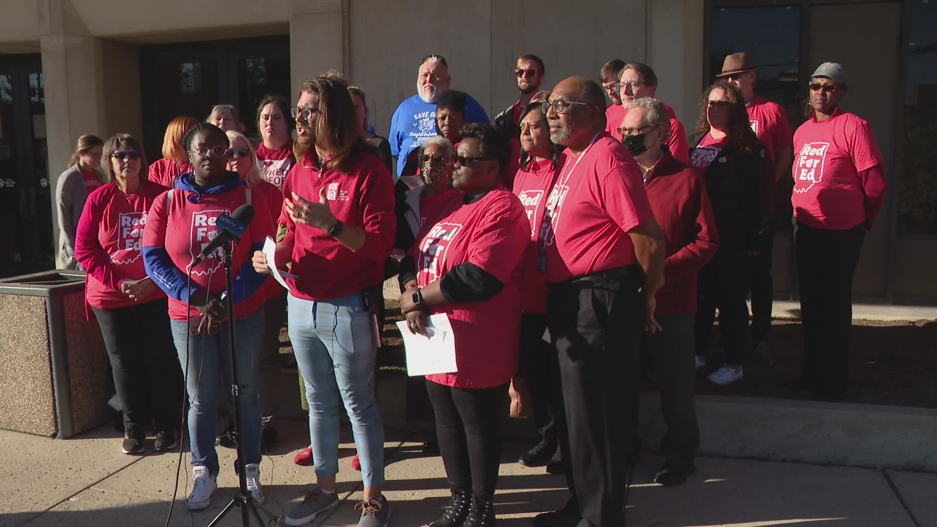 Some IPS educators took their concerns to a school board meeting Thursday.