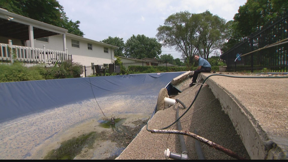 Pool companies giving new swimming pool to grandmother after collapse