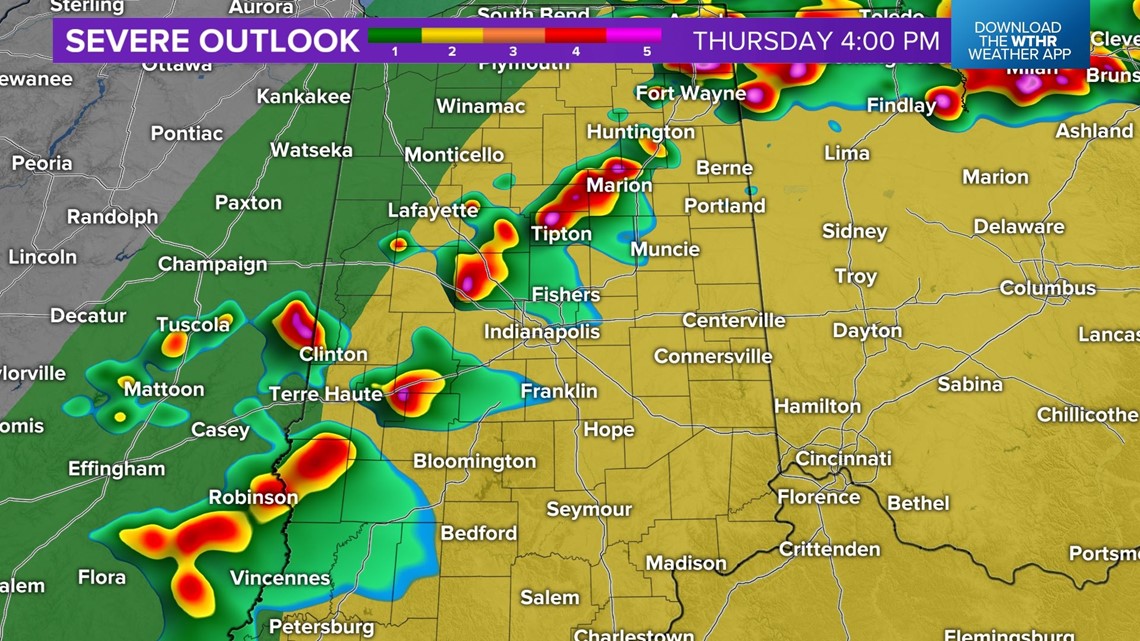 Storms Likely Thursday Afternoon With Severe Chances | Wthr.com