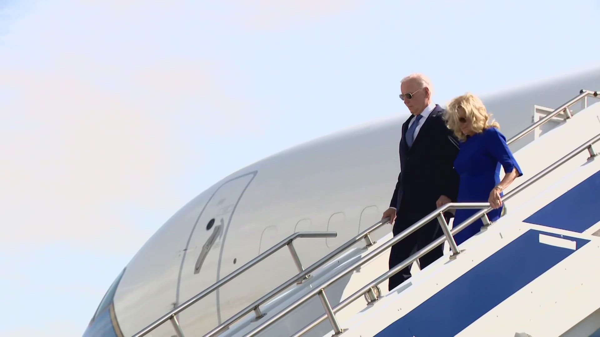 The President and First Lady were in northern Indiana for a personal event on Saturday.