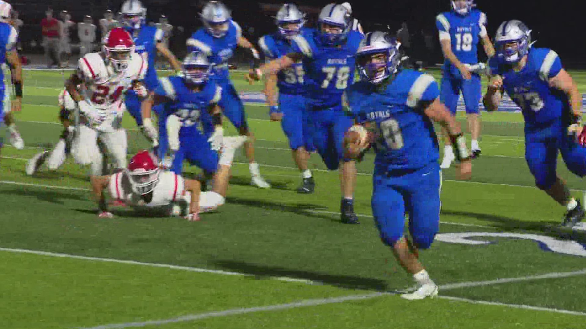 Hamilton Southeastern topped Fishers in the Mudsock Game Friday night.