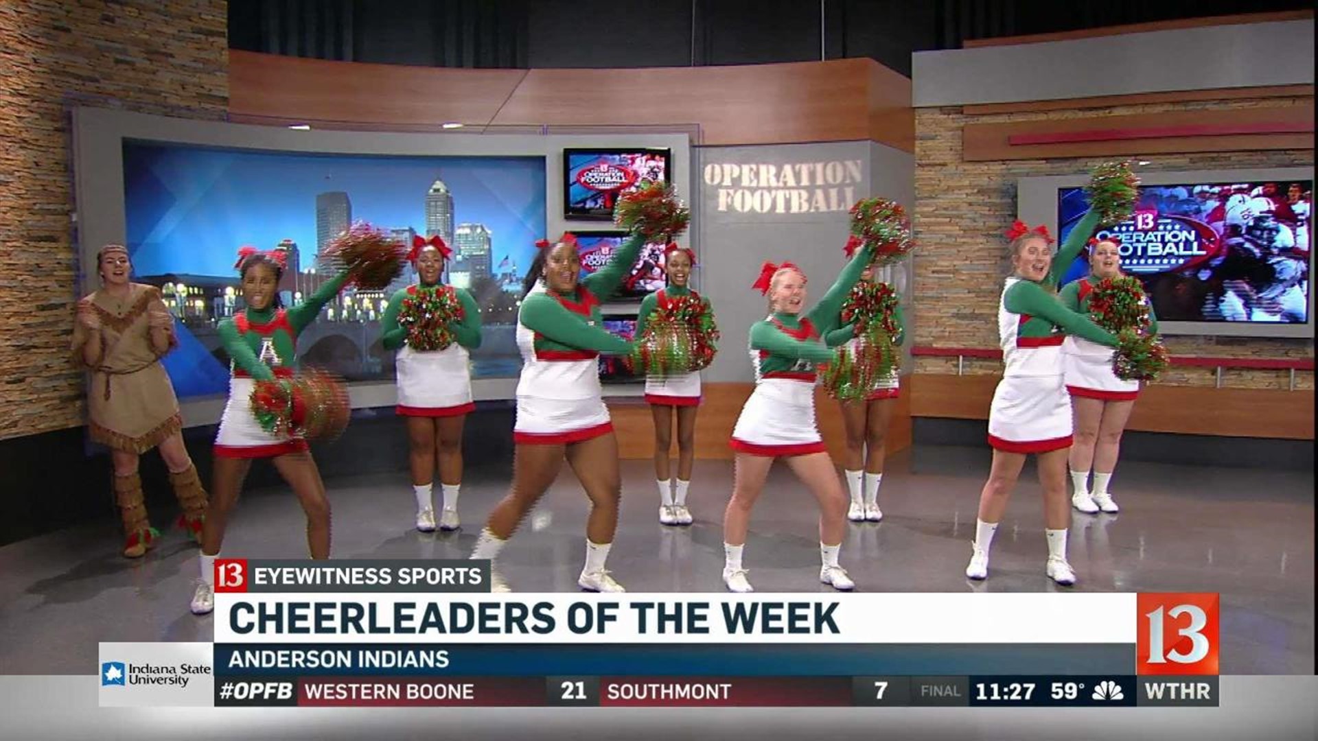 Op Football Cheerleaders of the Week  Anderson HS