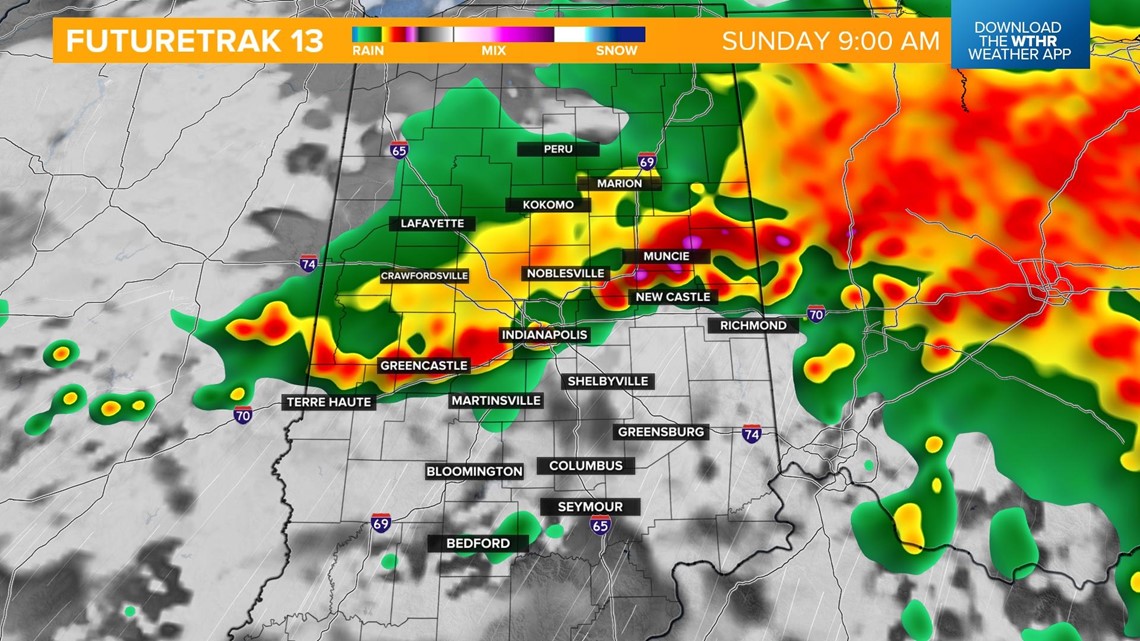 Isolated strong storms in Indiana overnight - May 6, 2023 | wthr.com