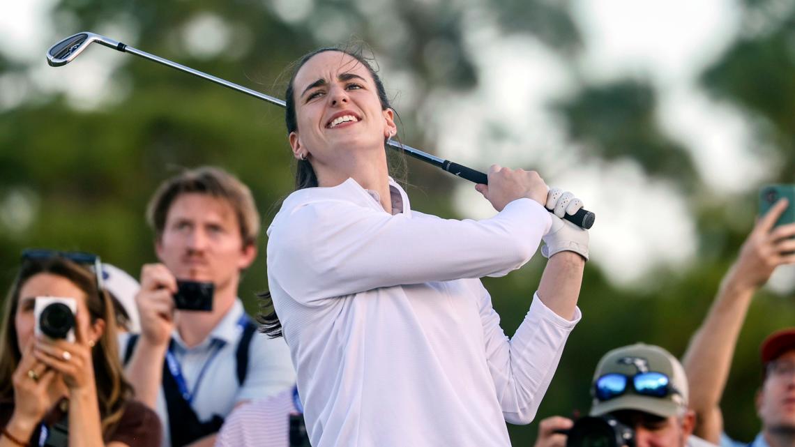 Caitlin Clark draws a big crowd for an LPGA pro-am | wthr.com