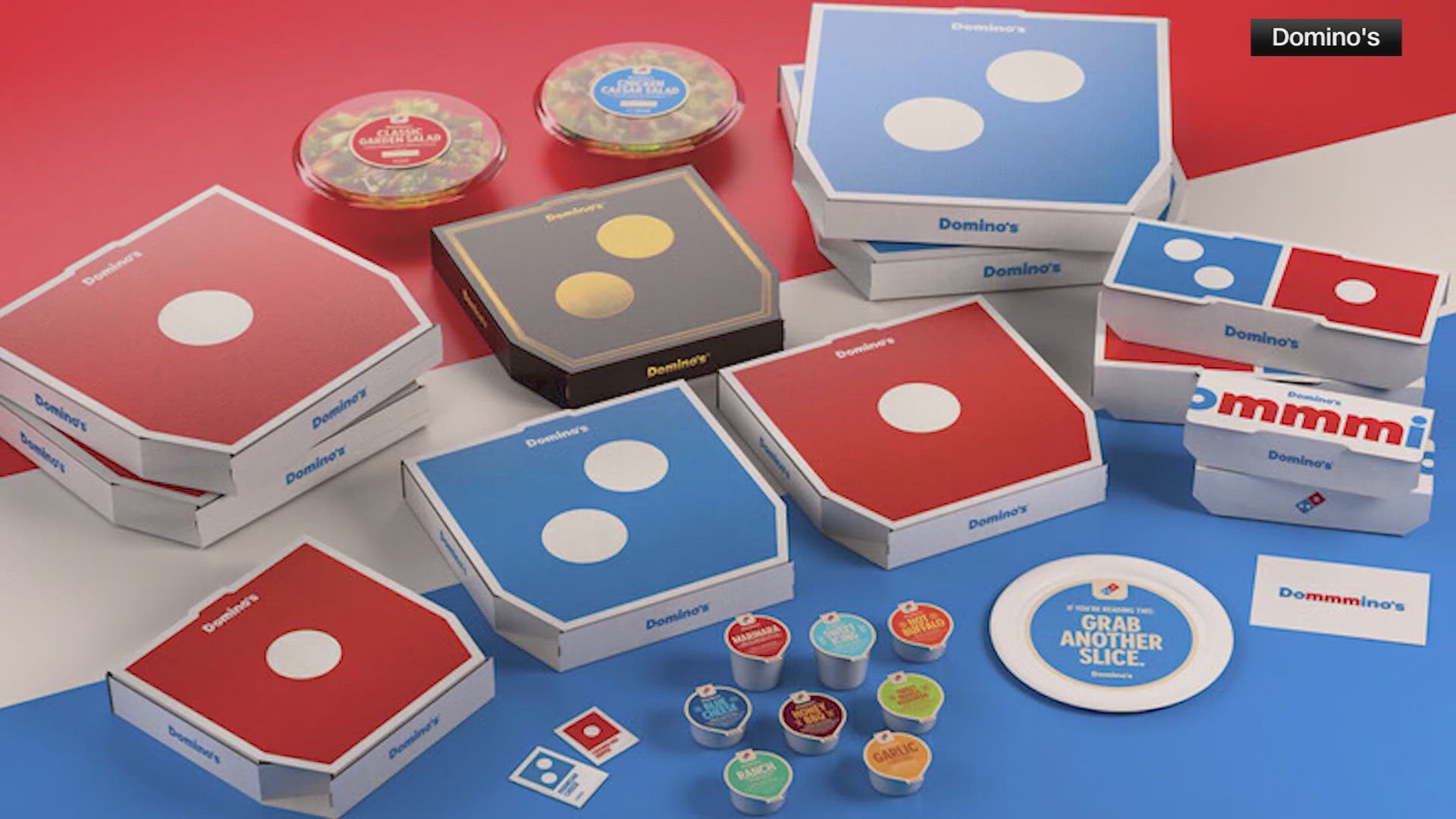 Domino's Pizza updates its logo's look, colors and gets jingle