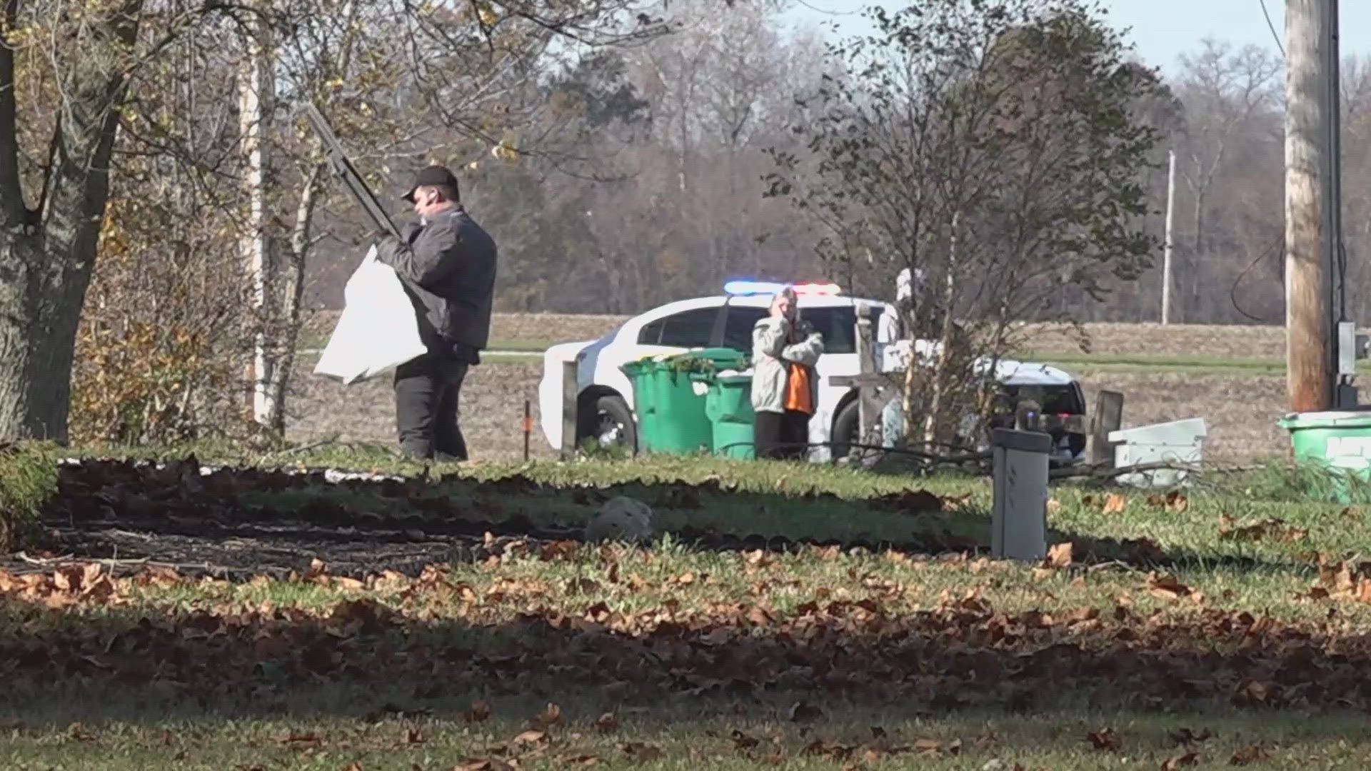 Around 8:30 the Hendricks county sheriff's office says a driver crashed their car in this area of County Road 900 North and died.