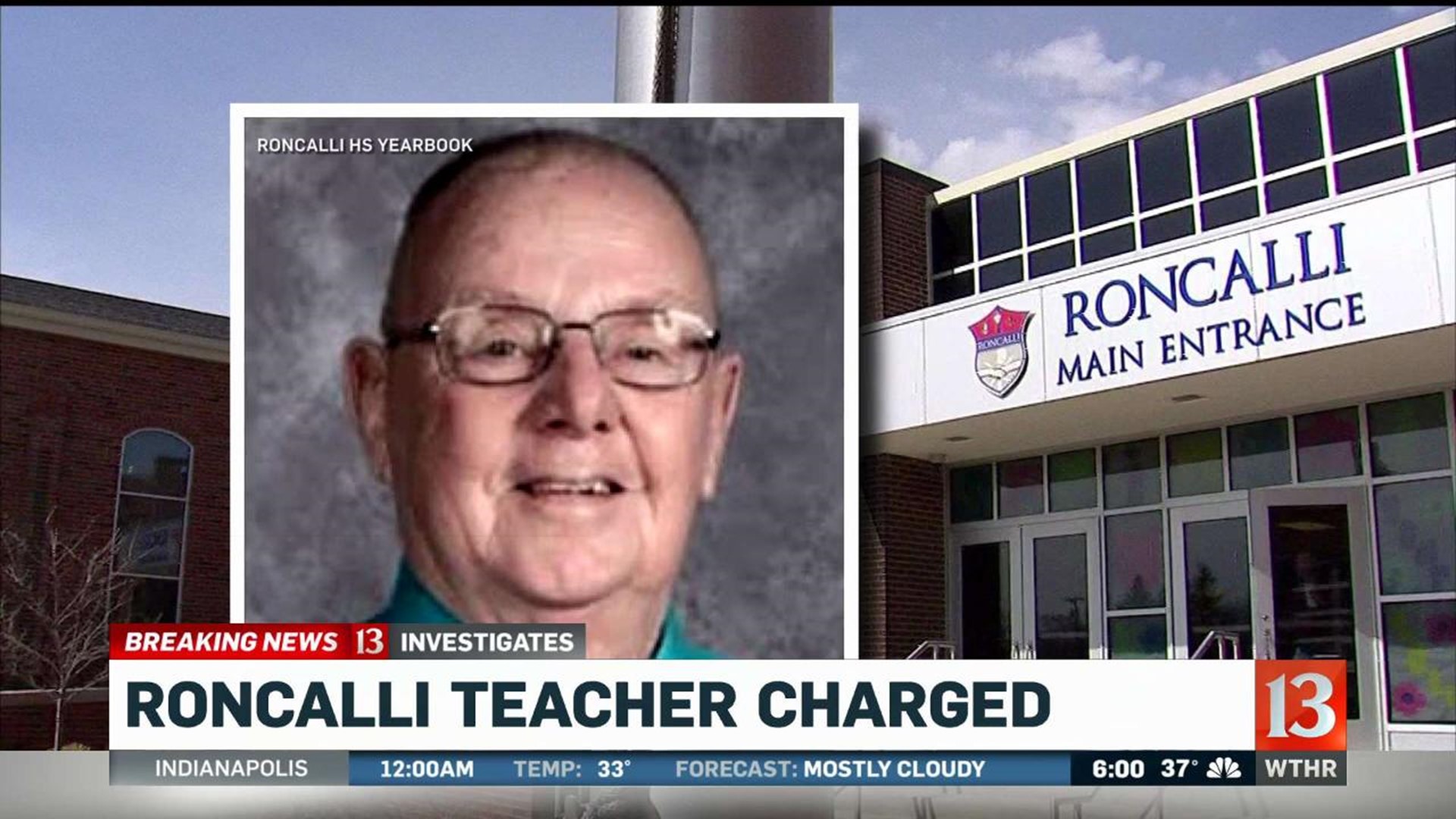 Roncalli teacher charged with battery