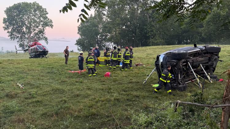 Read Person airlifted to Indianapolis hospital after rollover crash in Morgan County