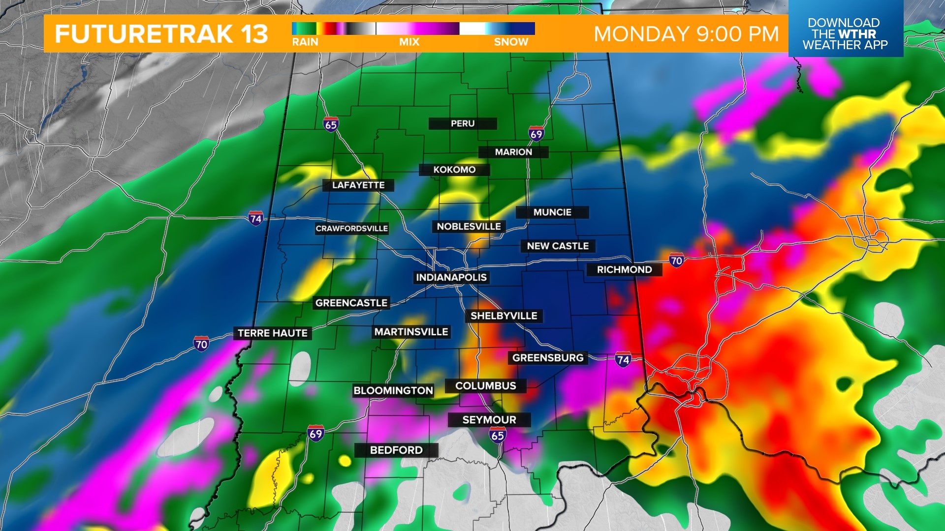 Snow Returns Monday 