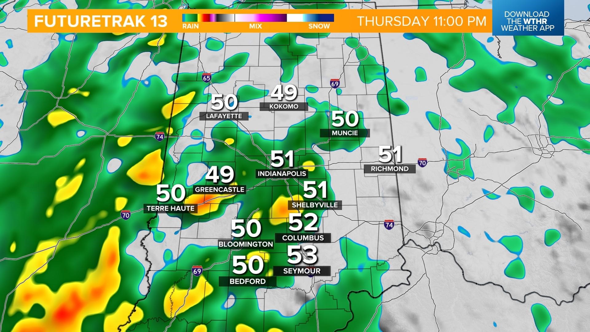 Weather Blog: Mild and wet Thursday, raw Friday into the weekend | wthr.com