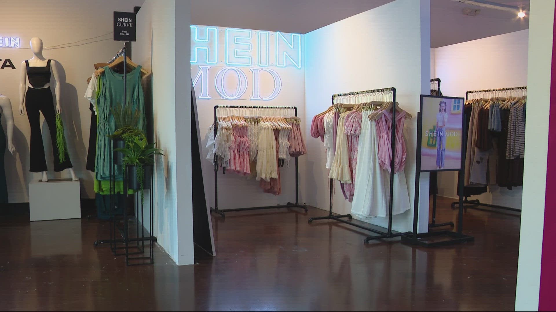 Fast-fashion retailer Shein has a pop up in Indianapolis.