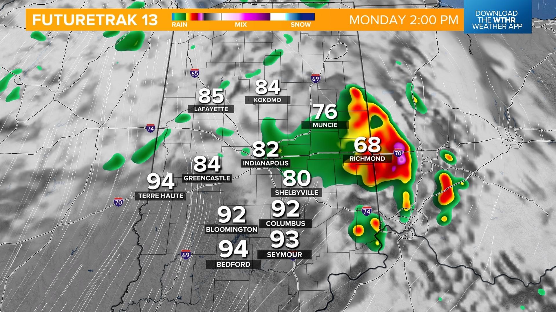 Strong Storms Today, Heat Wave This Week | Wthr.com