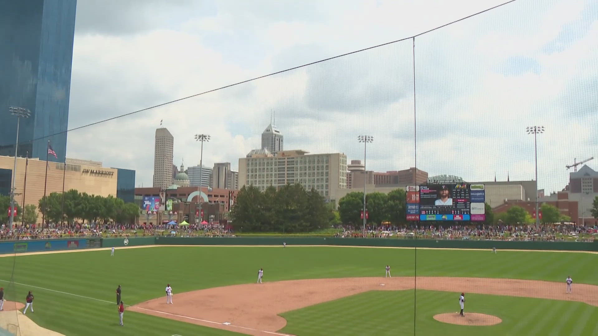 13News reporter Samantha Johnson reports from Victory Field.