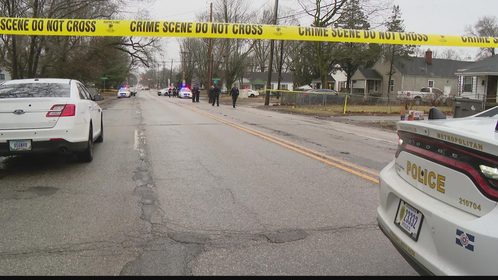 Police said the shooting happened around 12 p.m. Tuesday near 34th and Baltimore Avenue.