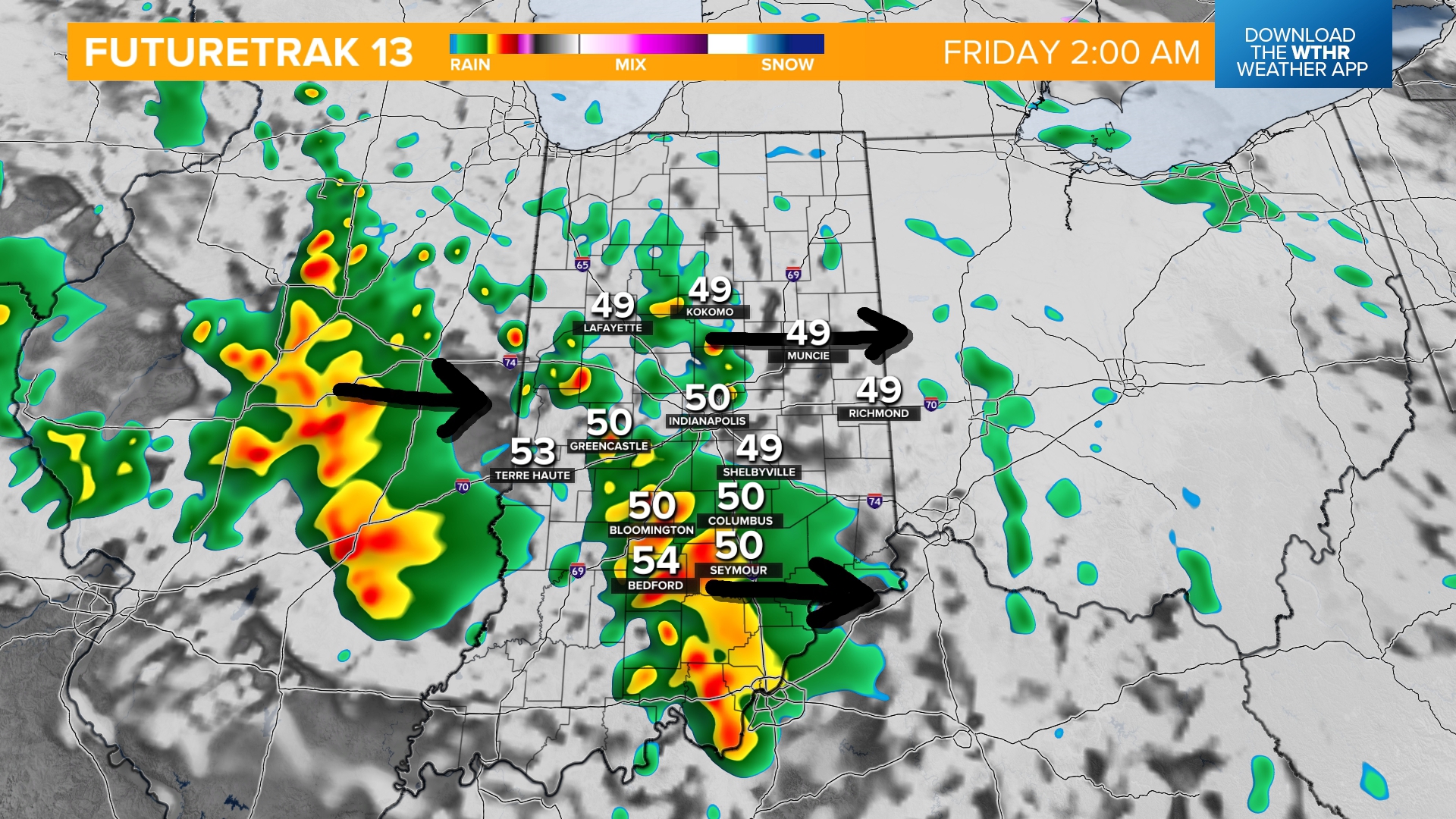 Wind and hail storms in Illinois will dump heavy rain tonight across