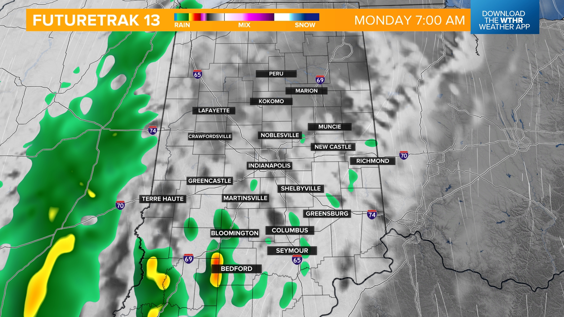 Monday storm, rain timeline | Live Doppler 13 Weather Blog | wthr.com