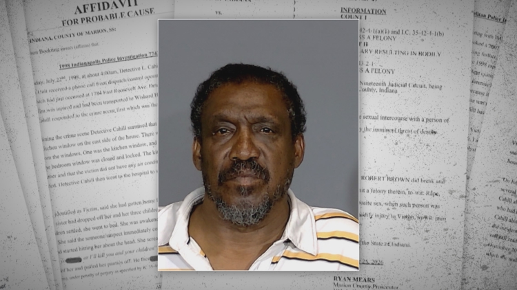 Court documents: Indianapolis man found, charged in 1998 rape cold case after DNA evidence linked him to crime