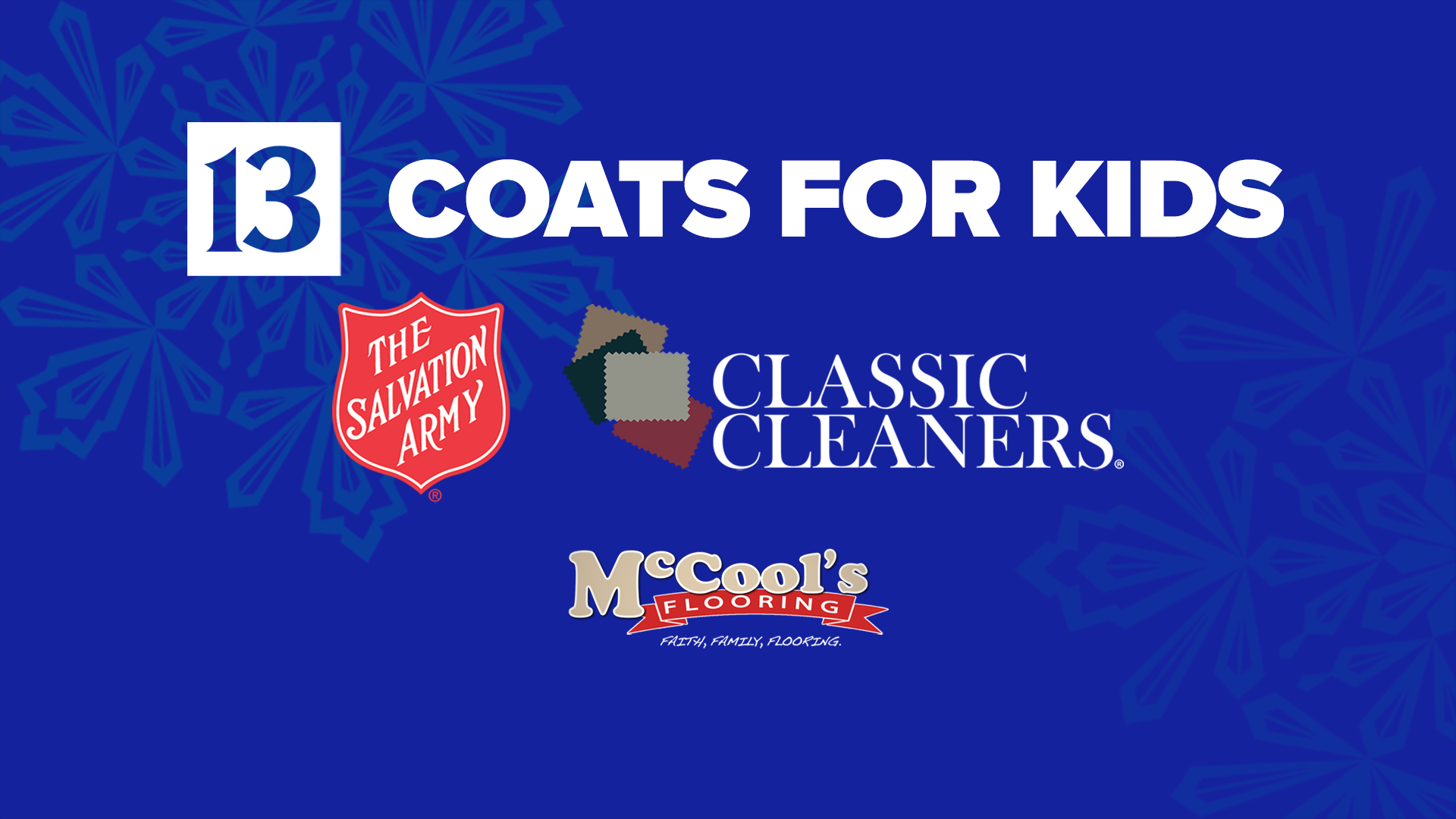 Donate any new or gently used kids coats at any Classic Cleaners through Oct. 8.