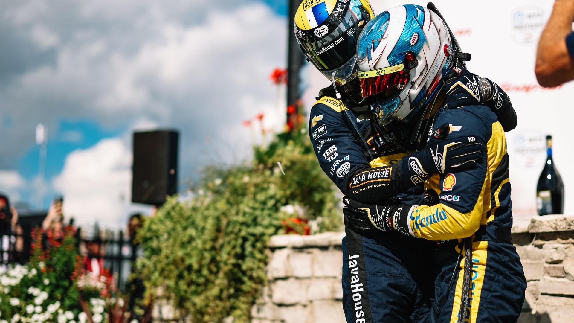 Christian Rasmussen wins maiden IndyCar Series race at Milwaukee | wthr.com
