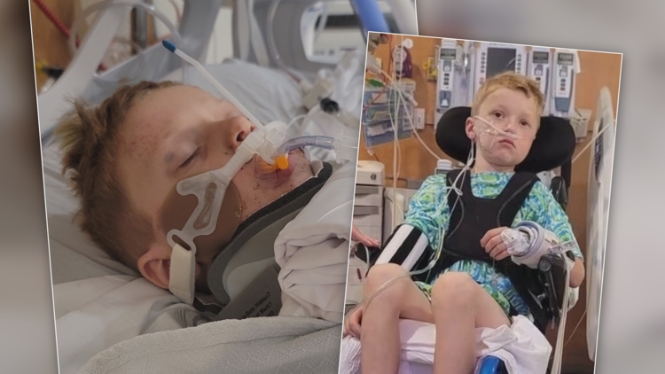 'Every day we see small steps': 7-year-old boy recovering after serious golf cart accident