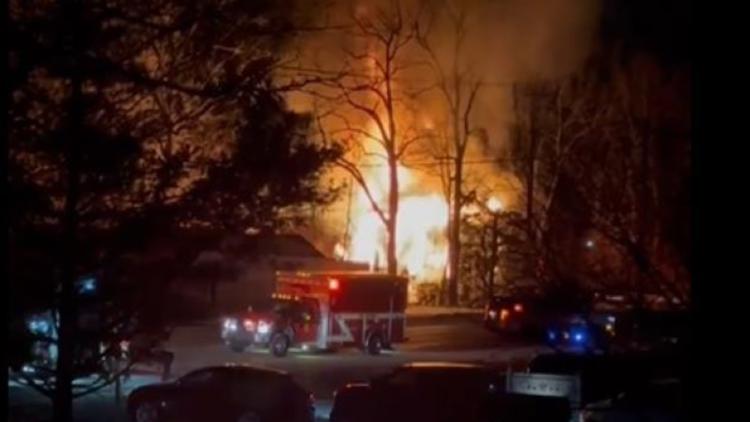 First responders called to house fire on State Road 32 in Westfield