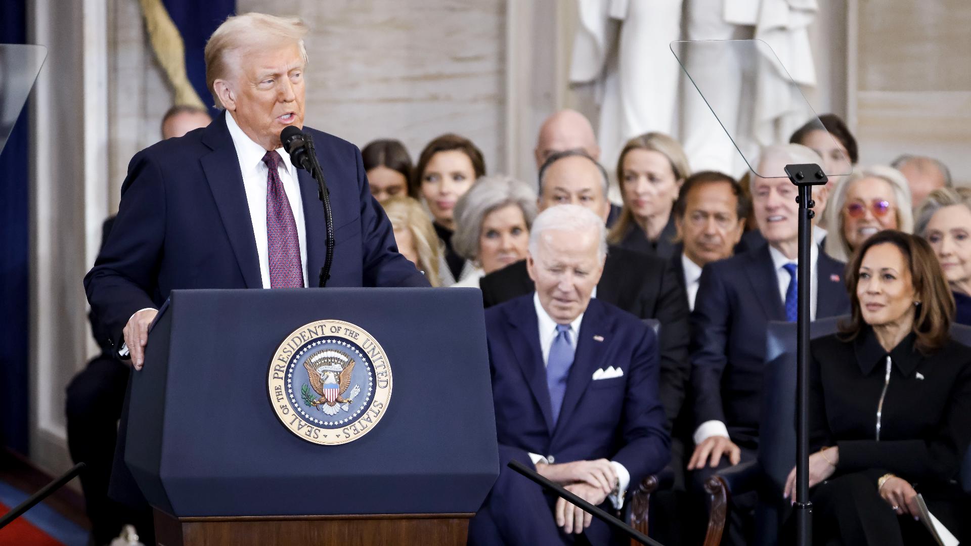 President Trump discusses 'historic political comeback' in inauguration ...