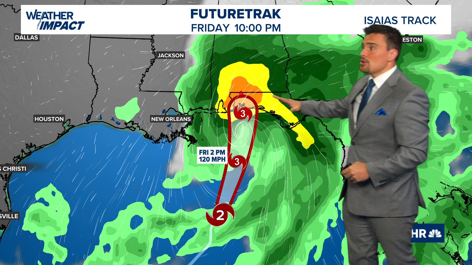 Cat Checking Weather Hurricane Isaias eyewall intensifying | Latest track for CAT 3 storm to ...