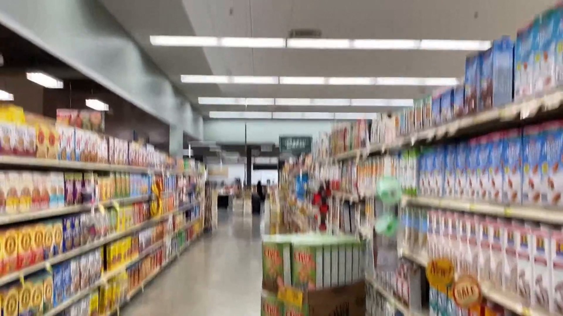 MAN LIVING IN GROCERY STORE CEILING