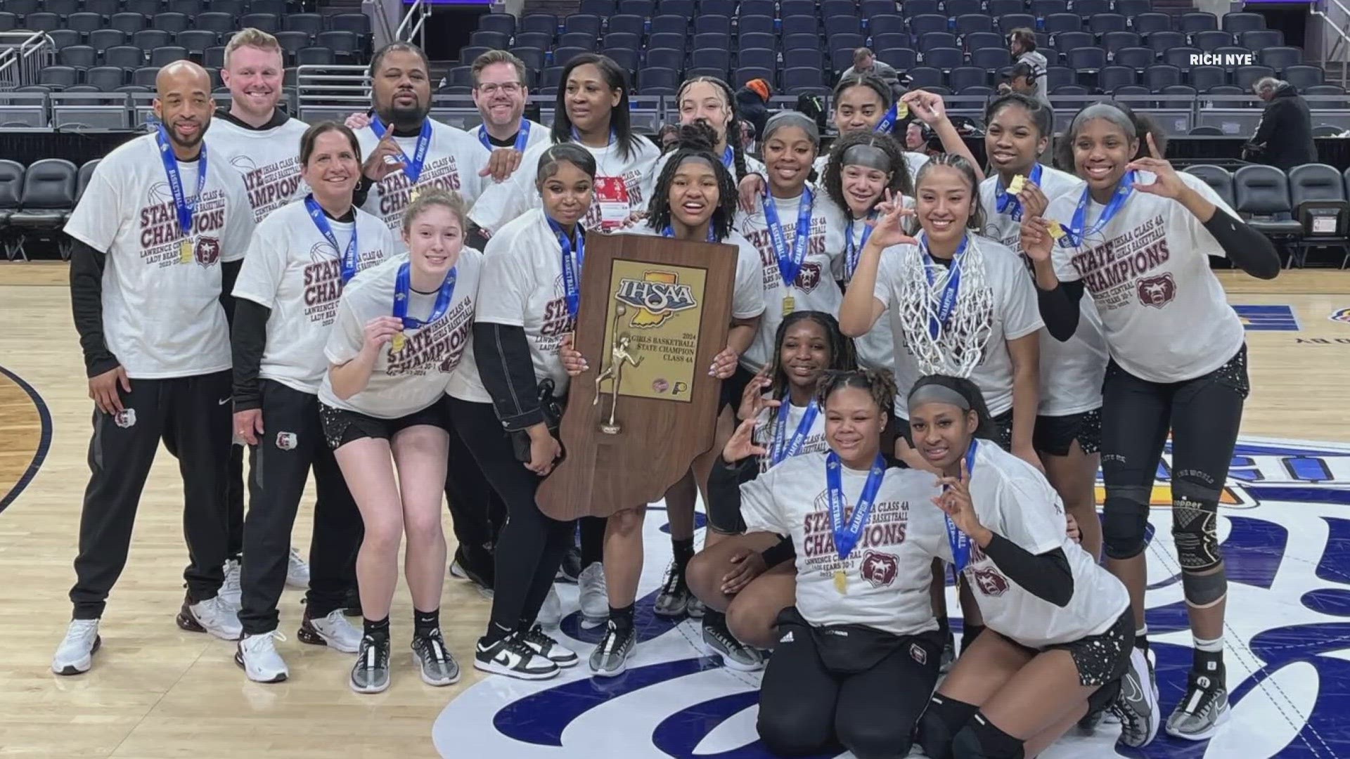 Jannon Lampley became the first Black female coach to win an IHSAA girls basketball state championship.