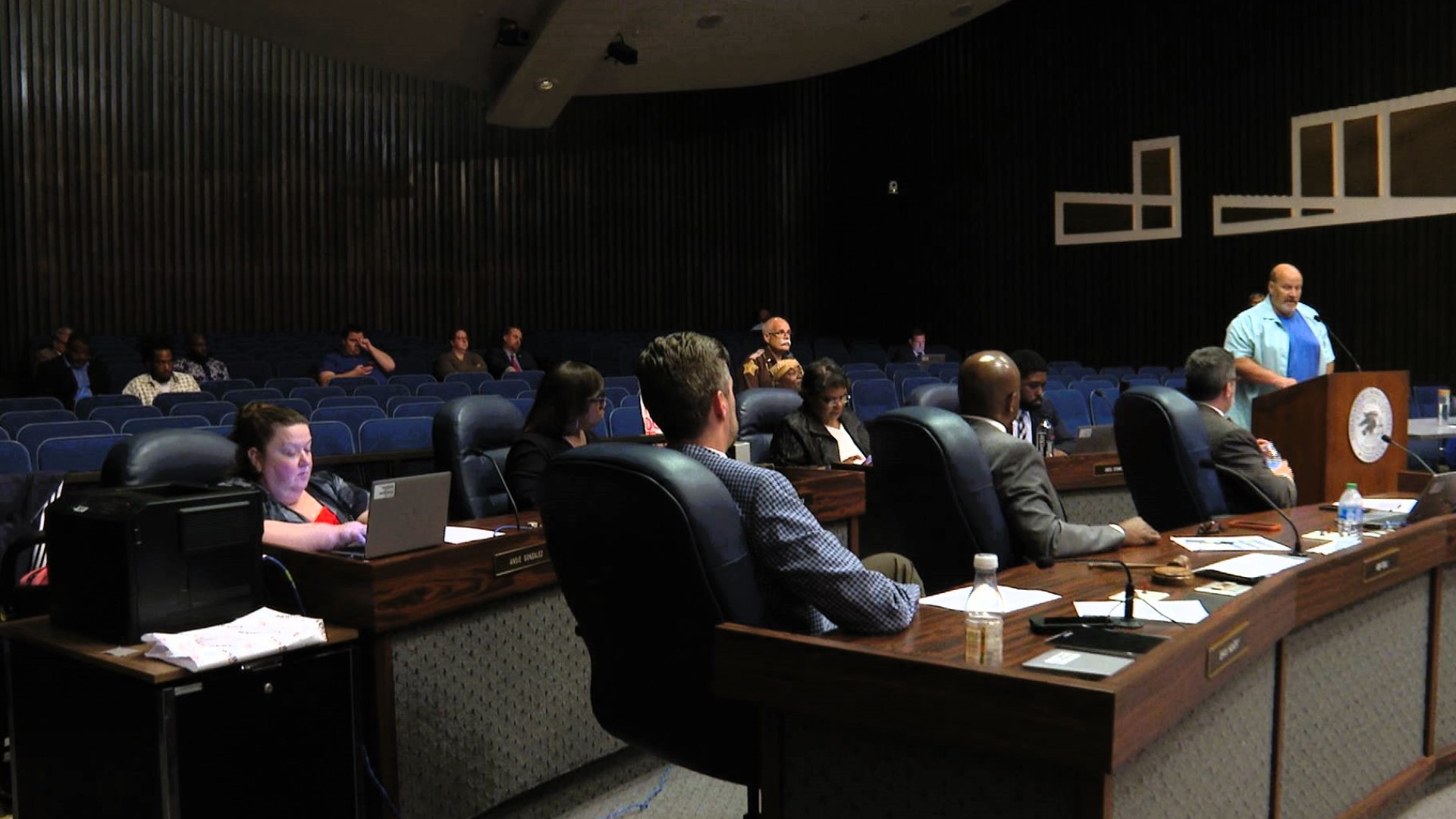 The public had a chance to speak up the proposed city budget for next year, but few people showed up Monday night.