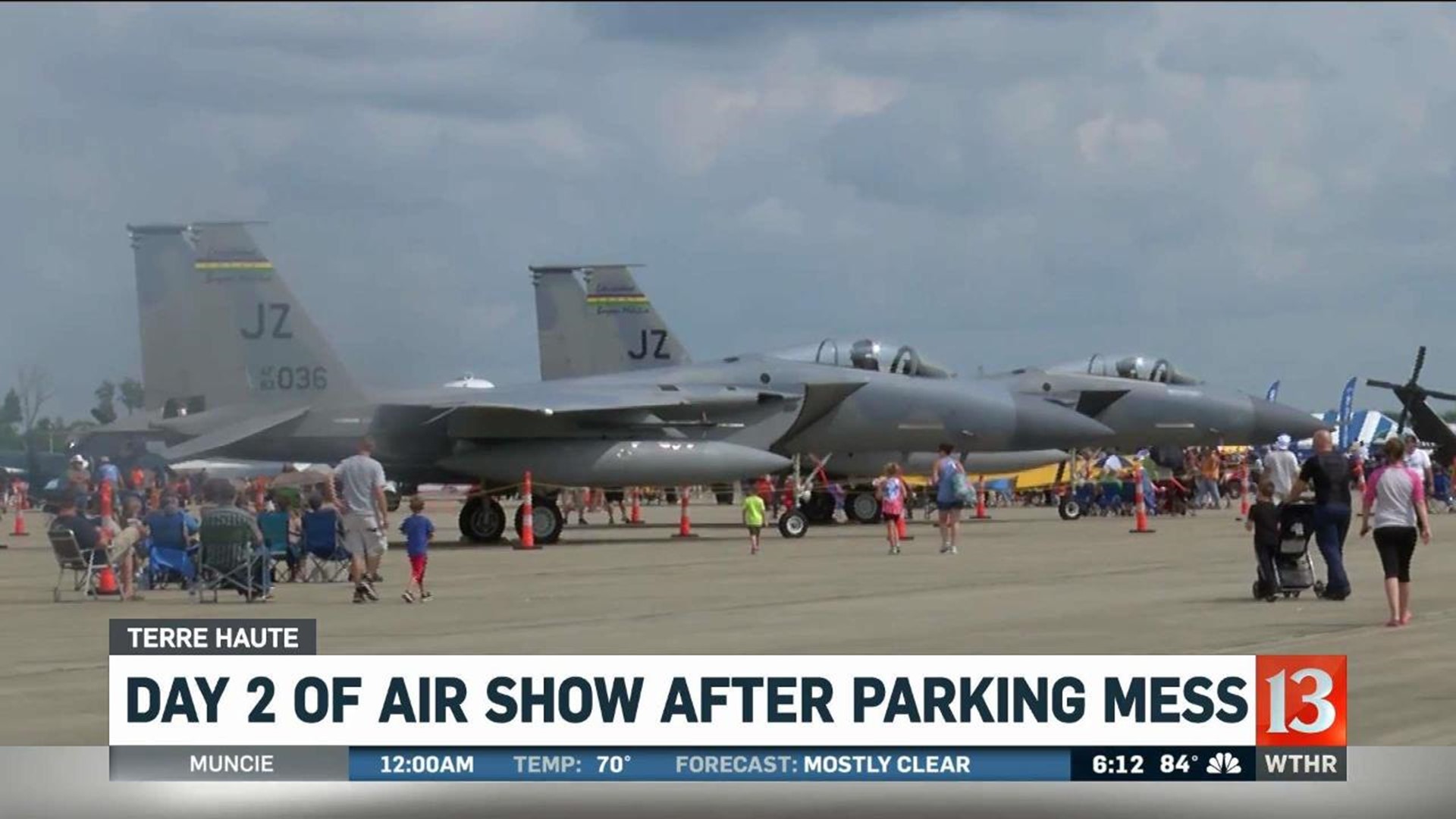 Terre Haute Air Show continues for day 2 after parking mess