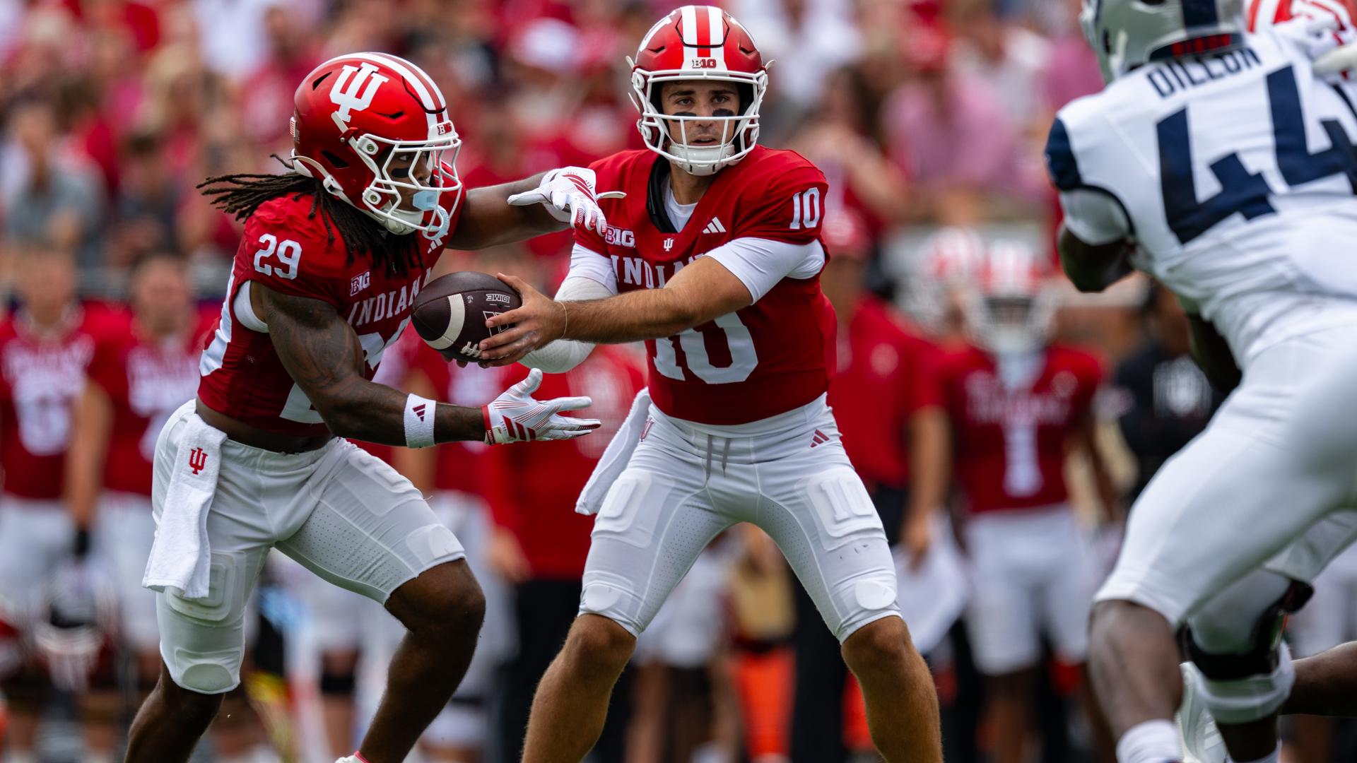Hoover throws 4 TDs as No. 5 Indiana routs Howard 55-0 | wthr.com