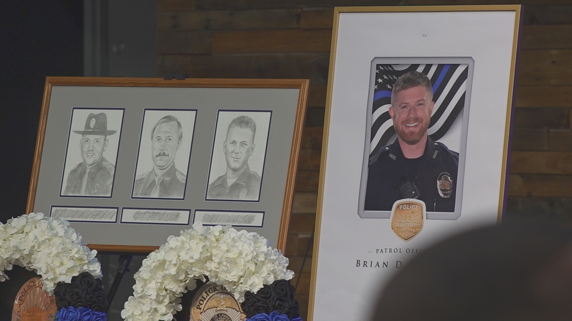 'Each of these officers left a legacy' | Indy FOP honors fallen law enforcement officers in 50th annual Peace Officer Memorial Service