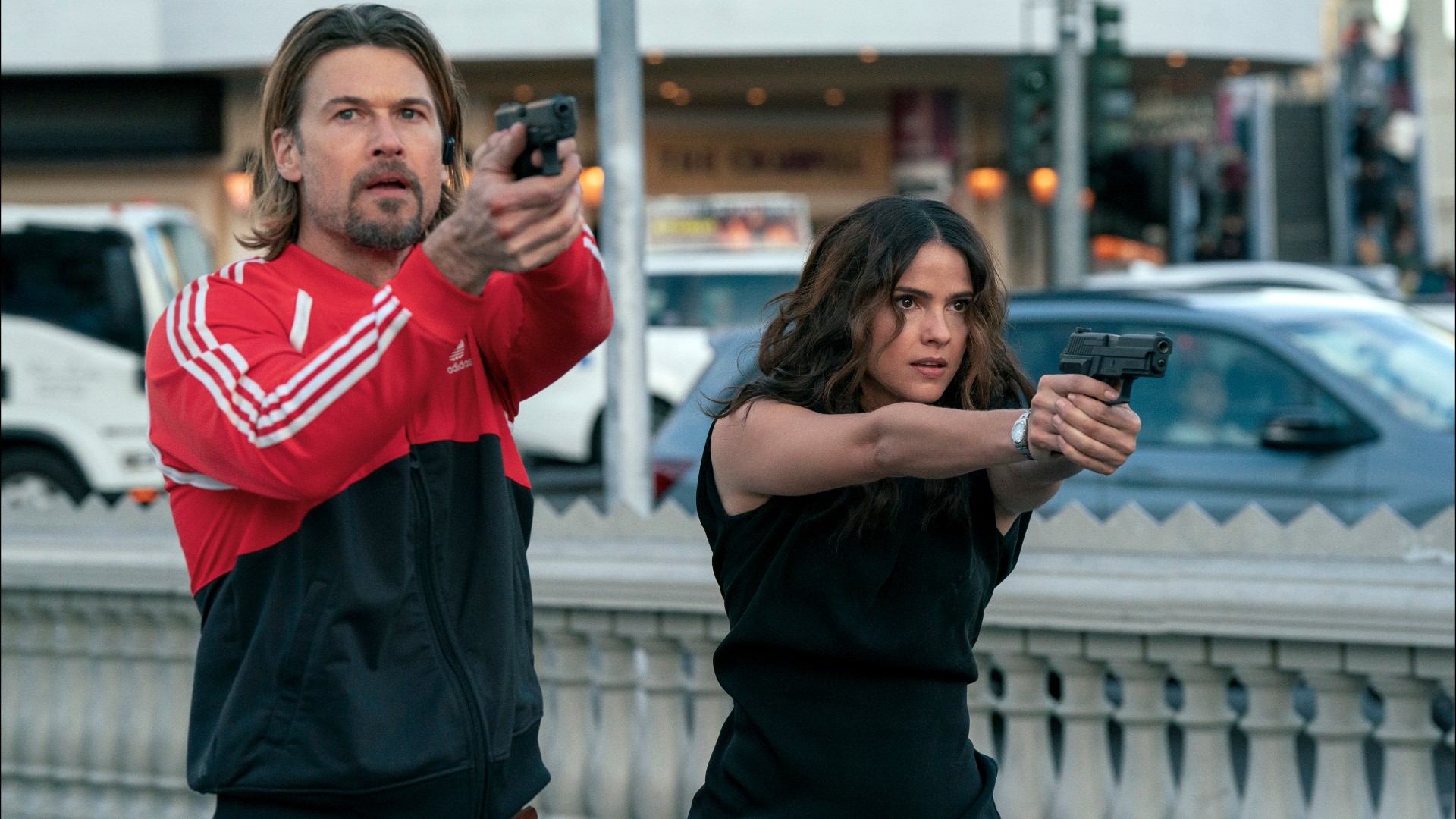 All eight episodes of "Obliterated," starring Nick Zano and Shelley Hennig, are now streaming on Netflix.