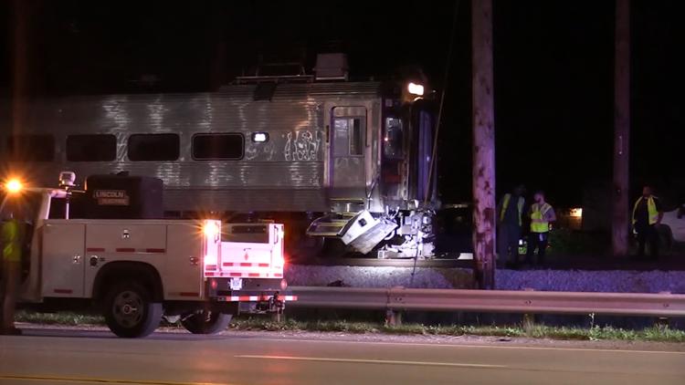 Train collides with SUV killing 5 people in northwest Indiana